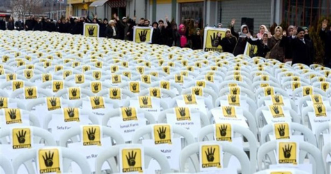 Rabia Platformu'ndan "Sessiz Sandalye" Eylemi